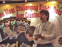 John at the NYC Toy Fair Dot-to-Dot Booth