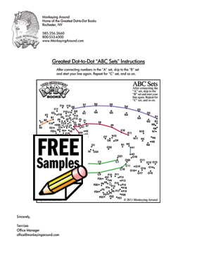 Greatest Dot-to-Dot ABC Set Dot-to-Dot Puzzle Instructions