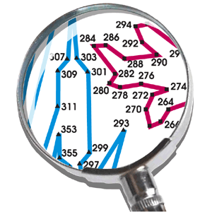 Detailed view of the Greatest Dot-to-Dot Odd/Even Dots Puzzle