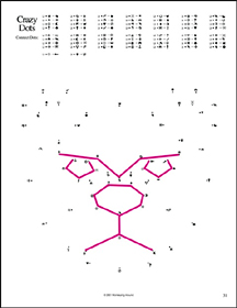 Crazy Dot-to-Dots Puzzle Preview from Greatest Dot-to-Dot Original Book #2