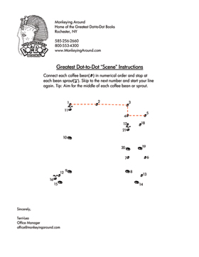 Greatest Dot-to-Dot Scene Connect Puzzle Instructions